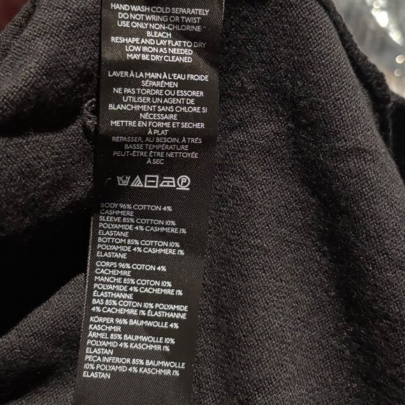 Maeve Anthropologie Womens Black V-Neck Long Sleeve Sweater Size XS - Picture 6 of 6